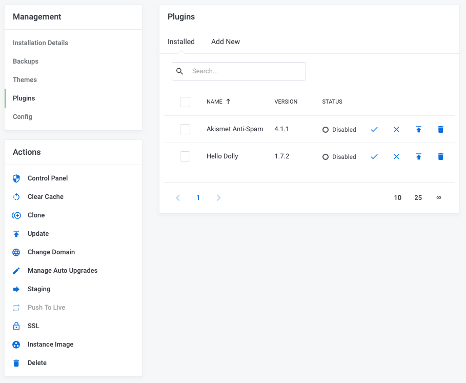 WordPress Manager Plugins